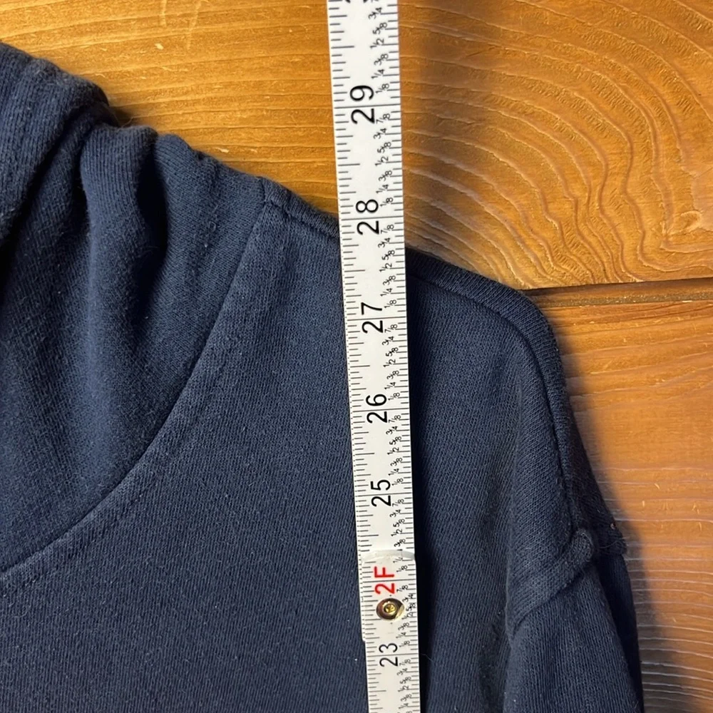 Adidas Men's Navy Blue Hoodie sweatshirt Md activewear casual workout streetwear